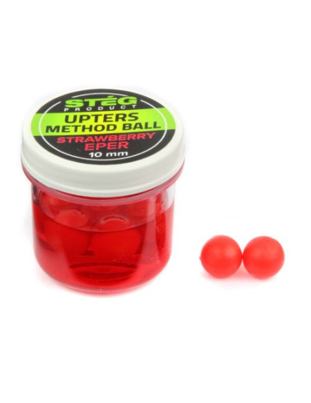 Pop Up Artificial Steg Upters Method Ball, Capsuna, 10mm, 8buc/cutie Pop Up Artificial Steg Upters Method Ball, Capsuna, 10mm, 8buc/cutie