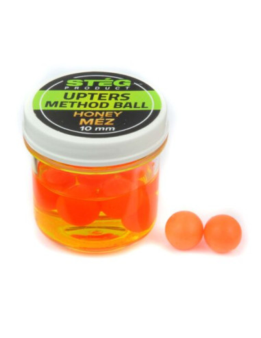 Pop Up Artificial Steg Upters Method Ball, Miere, 10mm, 8buc/cutie