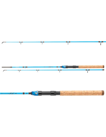 Lanseta Daiwa Ninja X Kids Blue, 1.60m, 10-30g, 2buc Lanseta Daiwa Ninja X Kids Blue, 1.60m, 10-30g, 2buc