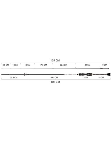 Lanseta RTB Light GamerXF X-Fast, 2.32m, 2-10g, 2buc