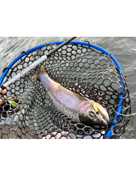 Minciog RTB Rubber Landing Net Black and Blue, 30x35cm Minciog RTB Rubber Landing Net Black and Blue, 30x35cm