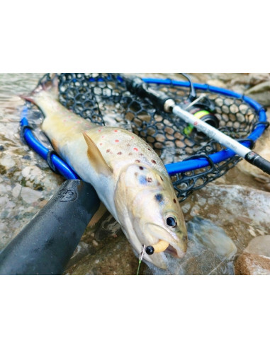 Minciog RTB Rubber Landing Net Black and Blue, 30x35cm