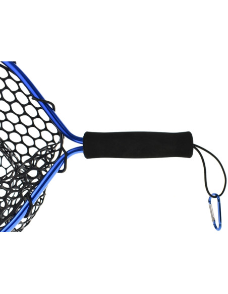 Minciog RTB Rubber Landing Net Black and Blue, 30x35cm Minciog RTB Rubber Landing Net Black and Blue, 30x35cm