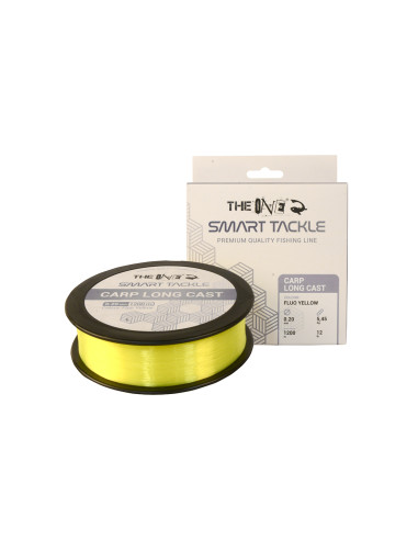 Fir Monofilament The One Carp Long Cast, Fluo Yellow Line, 300m