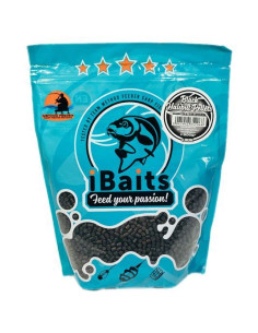 Pelete iBaits, Black Halibut Pellets, 4mm, 800g