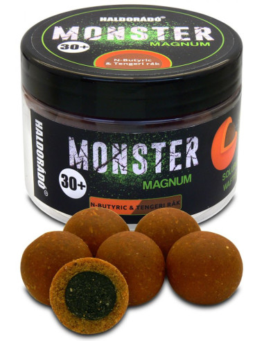 Boilies De Carlig Haldorado Monster Magnum, N-Butyric & Crab, 30+ mm, 200g