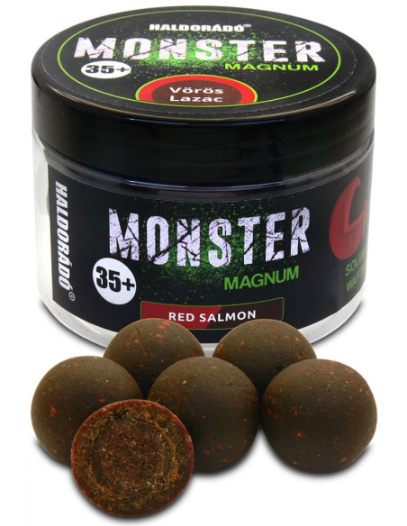 Boilies De Carlig Haldorado Monster Magnum, Somon Rosu, 35+ mm, 200g Boilies De Carlig Haldorado Monster Magnum, Somon Rosu, 35+ mm, 200g