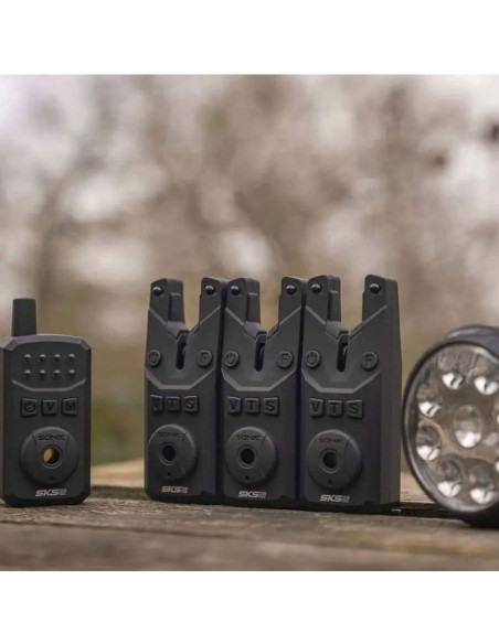 Set Avertizoari + Statie Sonik Si Lampa Semnalizare Cort, 3+1 Set Avertizoari + Statie Sonik Si Lampa Semnalizare Cort, 3+1