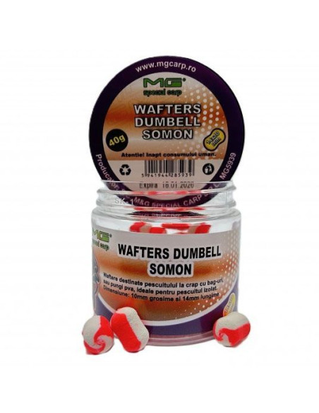 Wafters MG Special Carp Dumbell, Somon, 10mm, 40g Wafters MG Special Carp Dumbell, Somon, 10mm, 40g