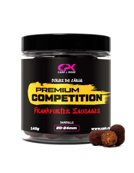 Bolies Pentru Carlig CPK OS Competition Dumbells, Frankfurter Sausages, 20&24mm, 100g Bolies Pentru Carlig CPK OS Competition Dumbells, Frankfurter Sausages, 20&24mm, 100g
