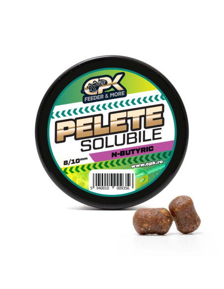 Pelete Solubile CPK Feeder, N Butiryc, 8/10mm Pelete Solubile CPK Feeder, N Butiryc, 8/10mm