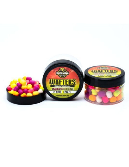 Wafters Bucovina Baits Dumbells Multicolor, 14mm, 20g Wafters Bucovina Baits Dumbells Multicolor, 14mm, 20g