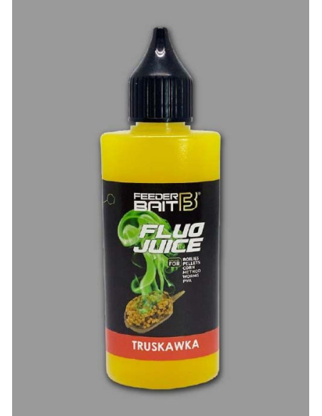 Aditiv Lichid Feeder Bait, Fluo Juice Capsuna, 50ml