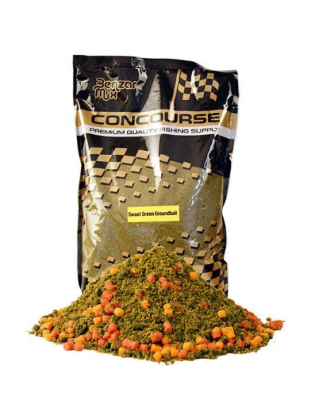 Nada Benzar Mix Concourse Method Sweet Green Groundbait, 800g Nada Benzar Mix Concourse Method Sweet Green Groundbait, 800g