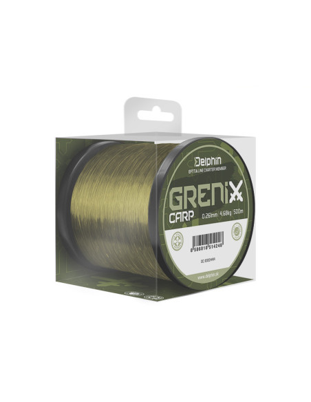 Fir Monofilament Delphin Grenix Carp, Verde, 1000m Fir Monofilament Delphin Grenix Carp, Verde, 1000m