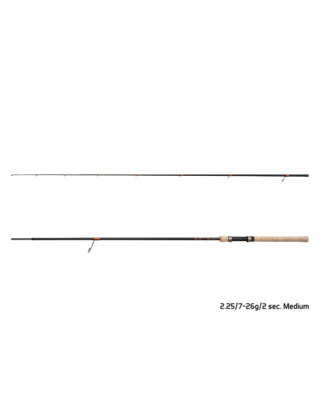 Lanseta Delphin Corx Spin, 2.25m, 7-26g, 2buc Lanseta Delphin Corx Spin, 2.25m, 7-26g, 2buc
