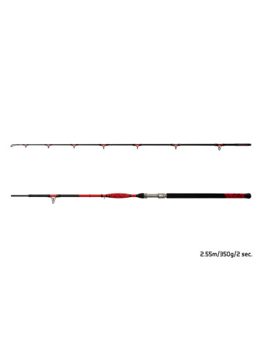 Lanseta Delphin Danger Catfish, 2.55m, 350g, 3+3buc