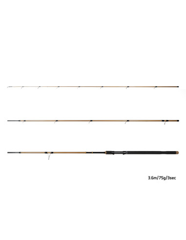 Lanseta Delphin Legia CarpMatch, 3.60m, 75g, 3buc
