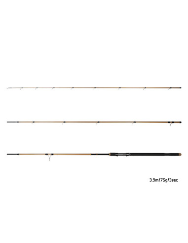 Lanseta Delphin Legia CarpMatch, 3.90m, 75g, 3buc