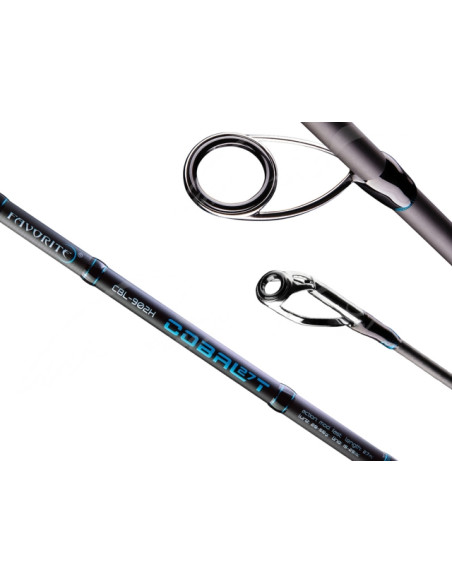 Lanseta Favorite Cobalt Medium Fast, 2.70m, 20-50g, 2buc Lanseta Favorite Cobalt Medium Fast, 2.70m, 20-50g, 2buc