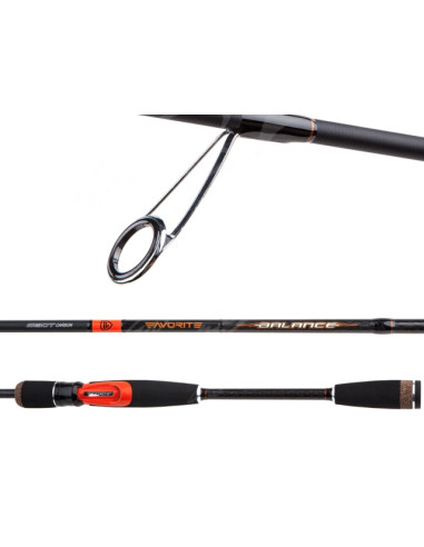 Lanseta Favorite Balance NEW Moderate Fast, 2.13m, 3-10g, 2buc