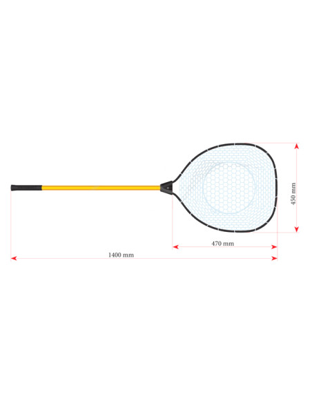 Cap minciog Favorite Arena Brown Landing Net, 47x45cm