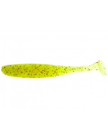 Shad Keitech Easy Shiner, Chartreuse Red Flake PAL, 10cm, 7buc/plic