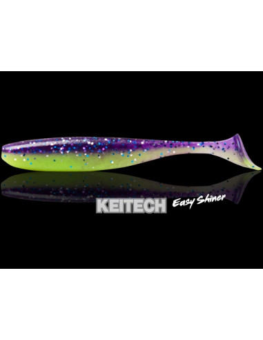 Shad Keitech Easy Shiner, Black Cherry 411, 10cm, 7buc/plic