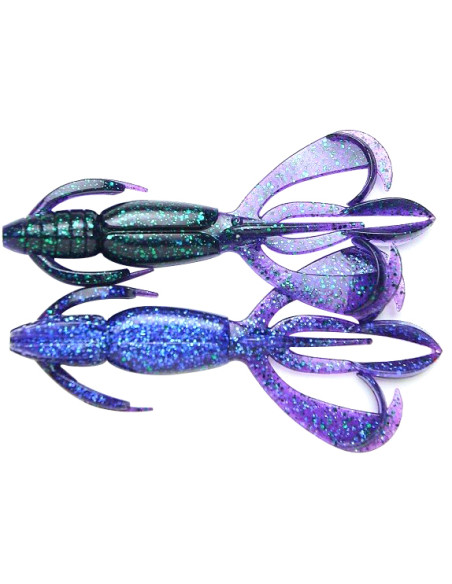 Creatura Keitech Crazy Flapper, Electric Junebug 408, 7.1cm, 8buc/plic