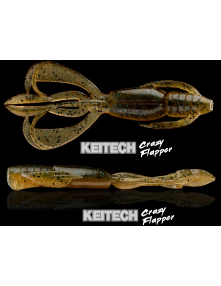 Creatura Keitech Crazy Flapper, Watermelon Red 208, 7.1cm, 8buc/plic Creatura Keitech Crazy Flapper, Watermelon Red 208, 7.1cm, 8buc/plic