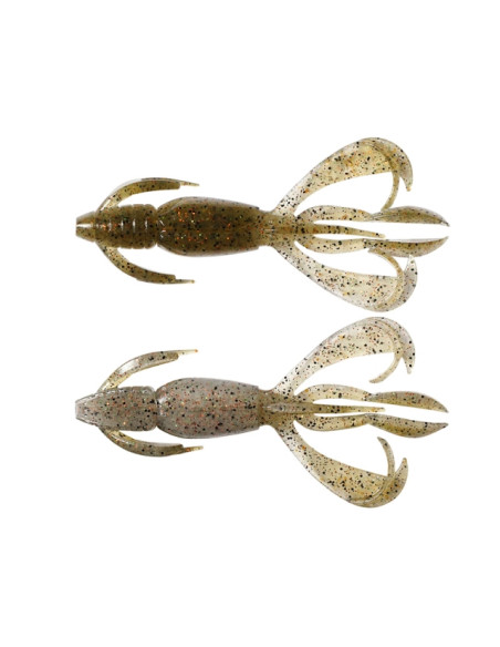 Creatura Keitech Crazy Flapper, Light Watermelon Shrimp 523T, 7.1cm, 8buc/plic Creatura Keitech Crazy Flapper, Light Watermelon Shrimp 523T, 7.1cm, 8buc/plic
