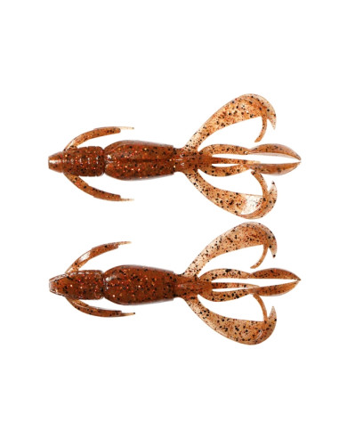 Creatura Keitech Crazy Flapper, Ebimiso Red Copper 519S, 7.1cm, 8buc/plic