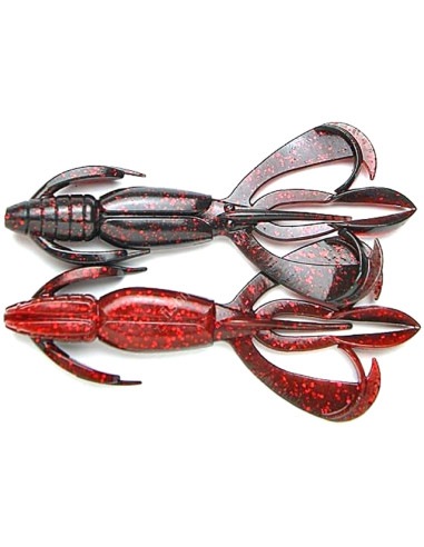 Creatura Keitech Crazy Flapper, Black Cherry 411, 7.1cm, 8buc/plic