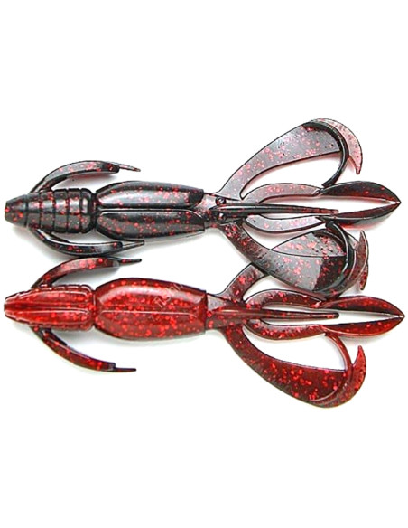 Creatura Keitech Crazy Flapper, Black Cherry 411, 7.1cm, 8buc/plic Creatura Keitech Crazy Flapper, Black Cherry 411, 7.1cm, 8buc/plic