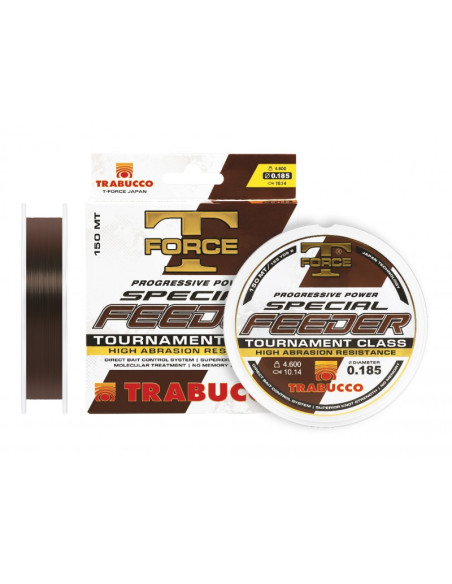Fir Monofilament Trabucco T-Force Special Feeder, Dark Brown, 300m Fir Monofilament Trabucco T-Force Special Feeder, Dark Brown, 300m