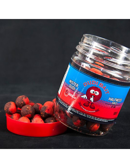 Boilies Critic Echilibrat Dudi Bait, Mister Dudi Halfness Spicy, 100g Boilies Critic Echilibrat Dudi Bait, Mister Dudi Halfness Spicy, 100g