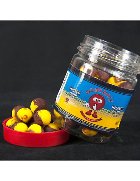 Boilies Critic Echilibrat Dudi Bait, Mister Dudi Halfness Pineapple, 100g