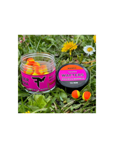 Wafters Feedermania Twisted Boilies & Barrels, Mango, 10mm
