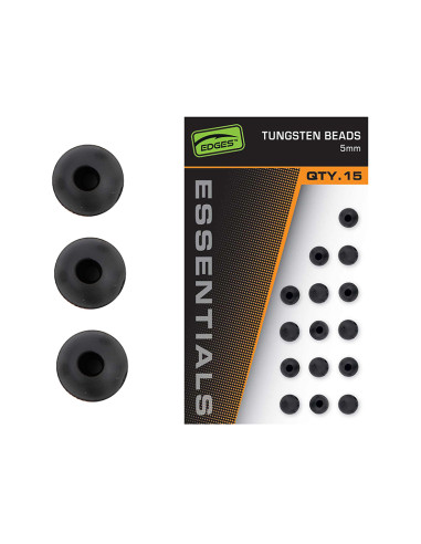 Bilute Antisoc Fox Edges, 5mm, Tungsten Beads, 15buc/plic