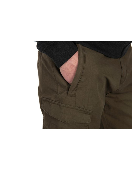 Pantaloni Lungi Fox Collection LW Cargo Trouser Green/Black