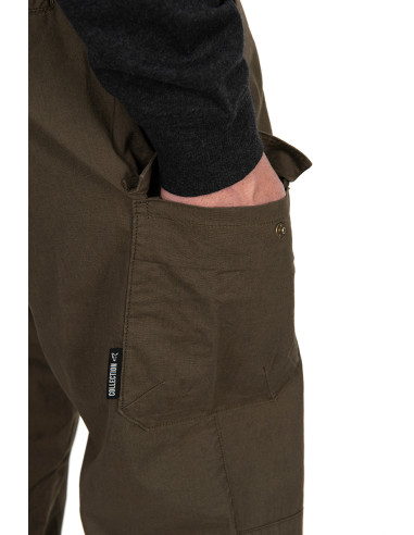 Pantaloni Lungi Fox Collection LW Cargo Trouser Green/Black