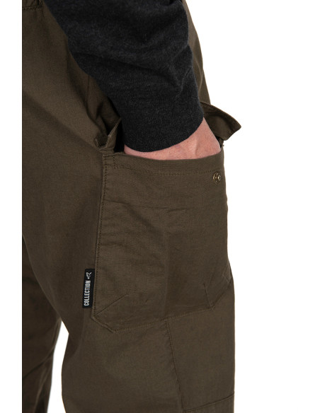Pantaloni Lungi Fox Collection LW Cargo Trouser Green/Black