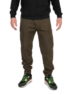 Pantaloni Lungi Fox Collection LW Cargo Trouser Green/Black 2