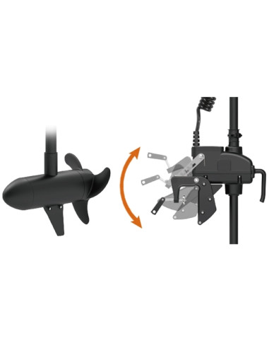 Motor Electric Haswing Cayman T 55lb Trolling Motor Black