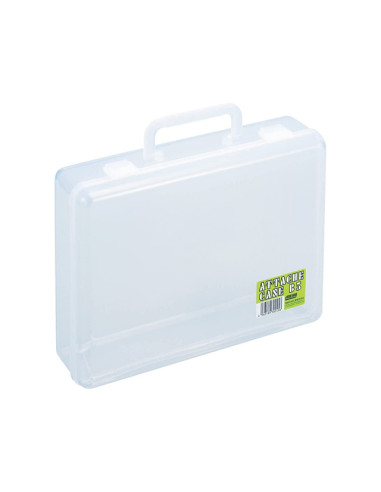 Cutie Meiho Attache Case B5 Clear, 28.7x22.1x7.8cm
