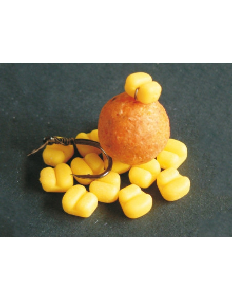 Opritoare Enterprise Tackle Sweetcorn Hair Stops, Neon Blue & Green