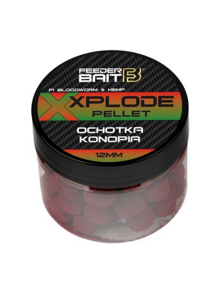 Pop-Up Feeder Bait Xplode Pellet Flotant, Canepa Cu Larva De Libelula, 12mm