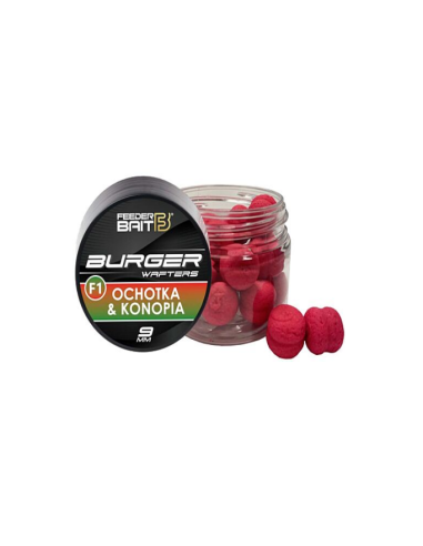 Wafter Feeder Bait Burger, Bloodworm & Canepa, 9mm, 25ml