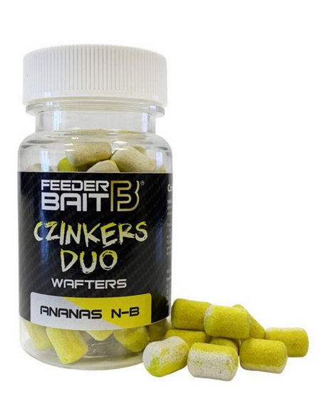 Wafter Feeder Bait Czinkers DUO, Ananas & N-Butyric, 7-10mm Wafter Feeder Bait Czinkers DUO, Ananas & N-Butyric, 7-10mm