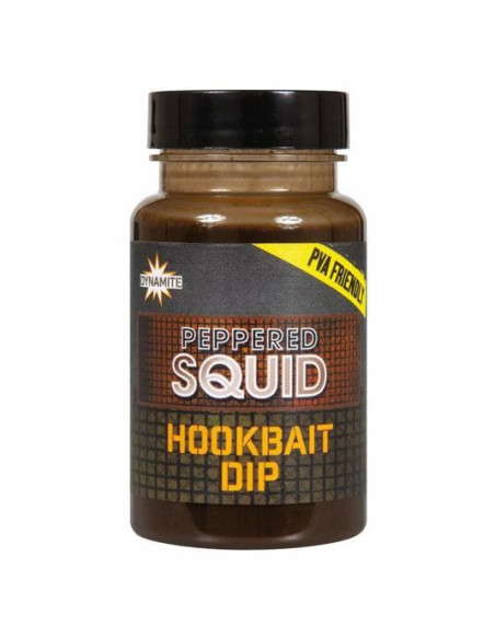 Dip Dynamite Baits Peppered Squid Hookbait Dip, 100ml Dip Dynamite Baits Peppered Squid Hookbait Dip, 100ml